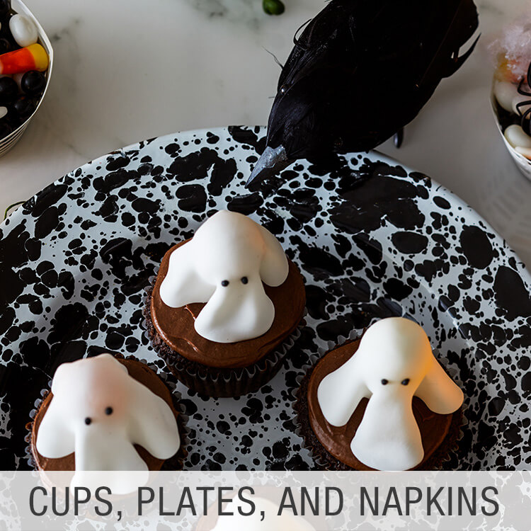 Plates, Cups, and Napkins