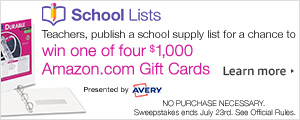 Teachers, create and share supply lists