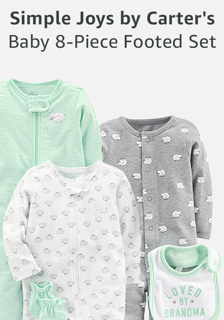 Simple joys by carter's baby 8-piece footed set