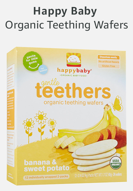 Happy Baby organic teething wafers