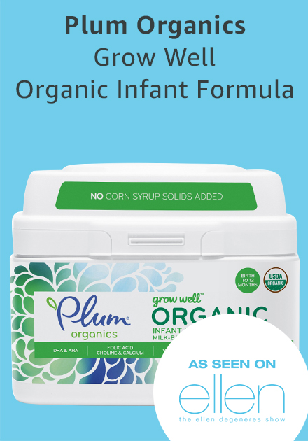 Plum organics grow well organic infant formula