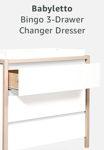 Babyletto bingo 3-drawer changer dresser