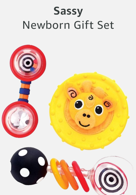 Sassy newborn gift set
