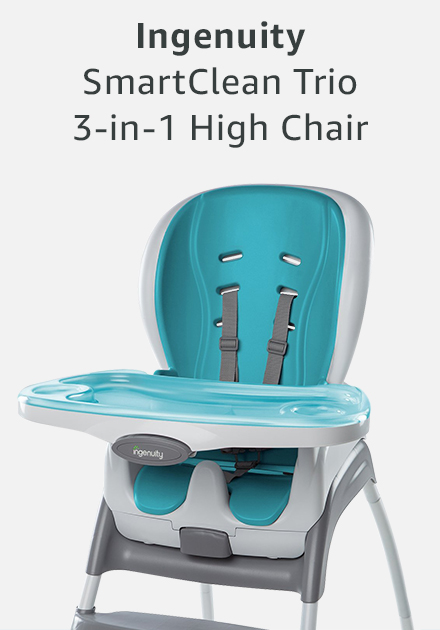 Ingenuity smart clean trio 3-in-1 high chair