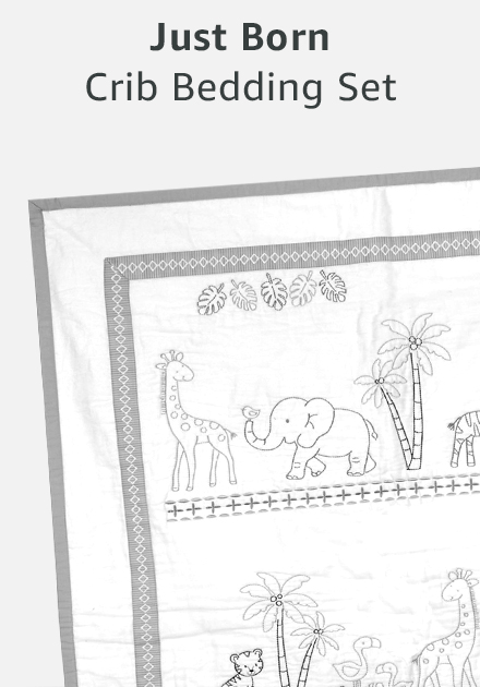 Just born crib bedding set