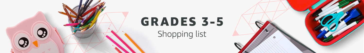 Grades 3-5 Shopping List