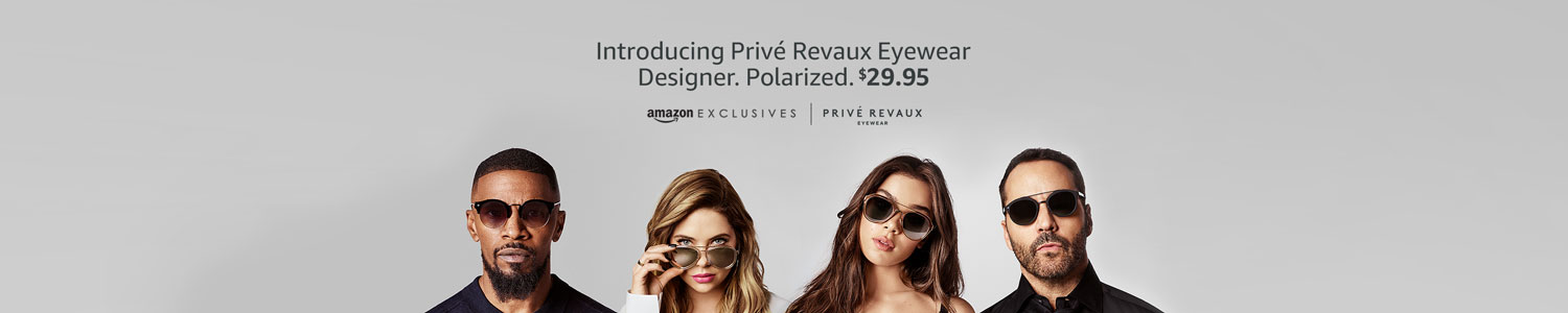 Introducing Prive Revaux Eyewear. Designer. Polarized. $29.95