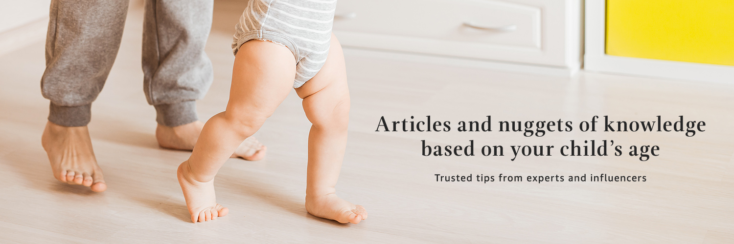 Articles and nuggest of knowledge based on your child's age