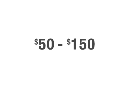 $50-$150