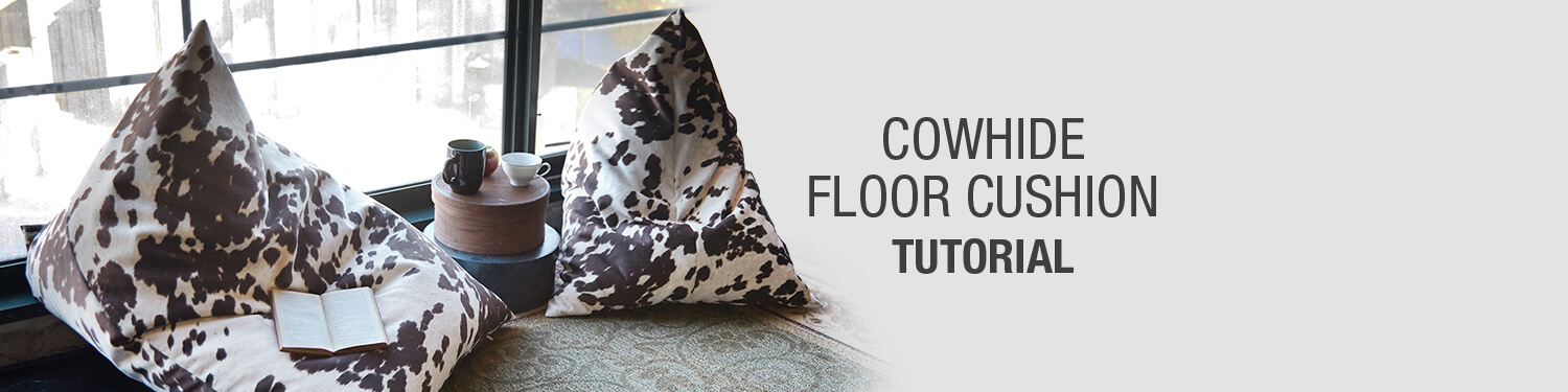 Shop Amazon Com Cowhide Floor Cushion Tutorial