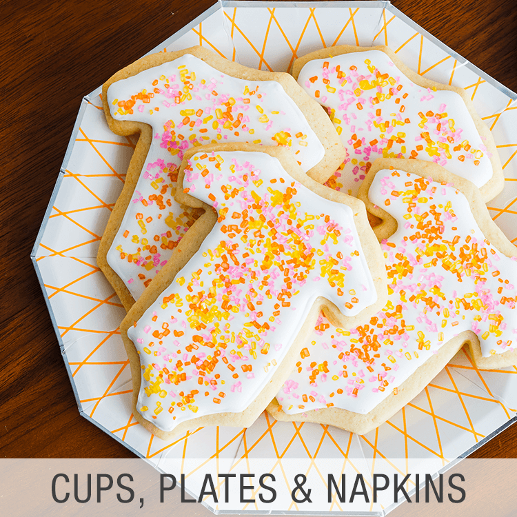 Cups, Plates, &amp; Napkins