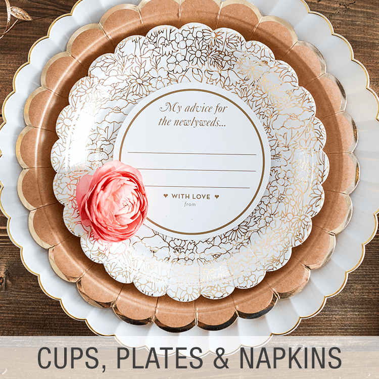 Cups, Plates &amp; Napkins