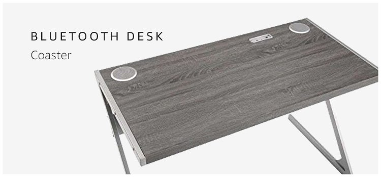 Coaster Bluetooth Desk