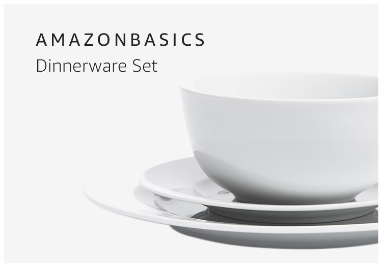 AmazonBasics Dinnerware Set