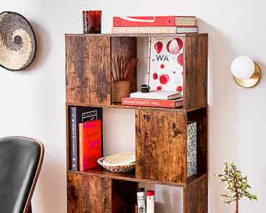 Beautiful organization. Shop bookcases, shelves & more