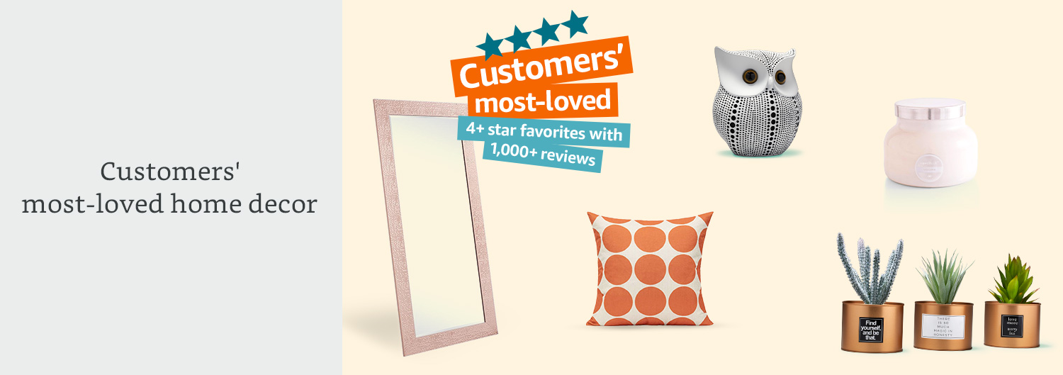 Customers' most-loved home decor