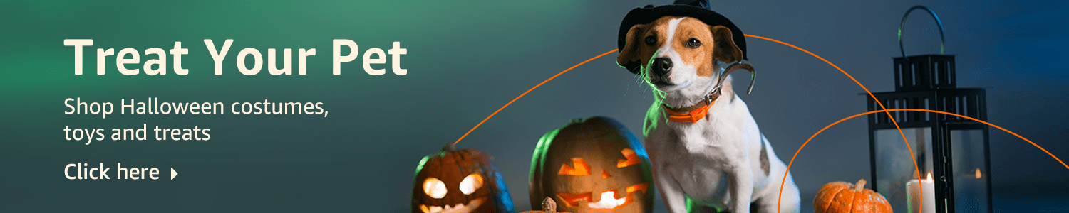 Treat Your Pet. Shop Halloween costumes, toys and treats