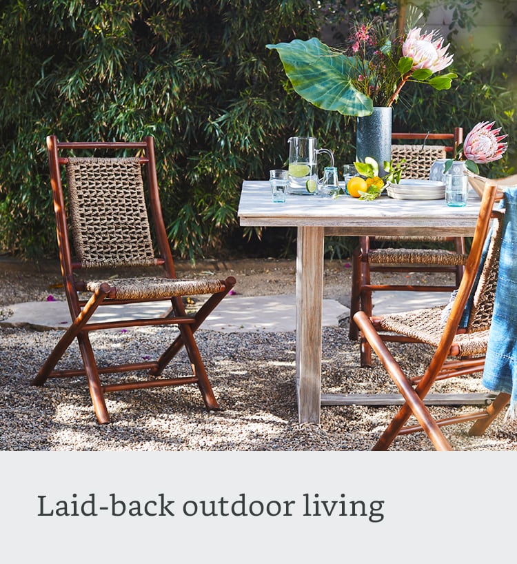 Laid-back outdoor living