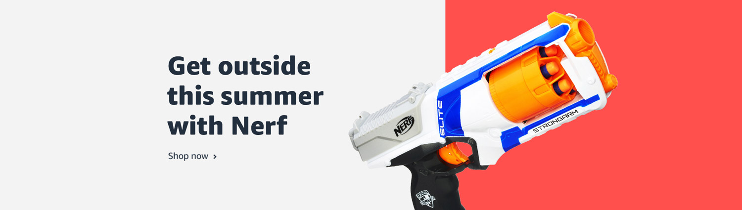 Get outside this summer with Nerf