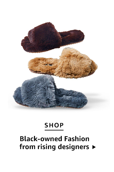 Twelve AM Co So Fab Fluff Slippers Click to shop Black-owned Fashion from rising designers