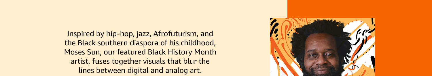 Inspired by hip-hop, jazz, Afrofuturism, and the Black southern diaspora of his childhood, Moses Sun, our featured