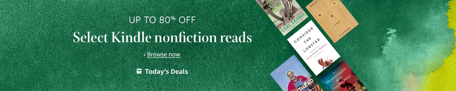 Today only: Up to 80% off select Kindle nonfiction reads