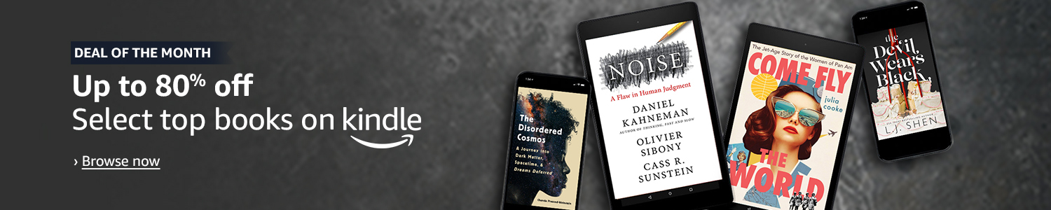 Deal of the month: Up to 80% off, select top books on Kindle