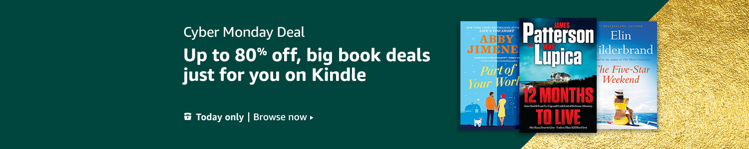 Cyber Monday Deal: Up to 80% off, big book deals just for you on Kindle