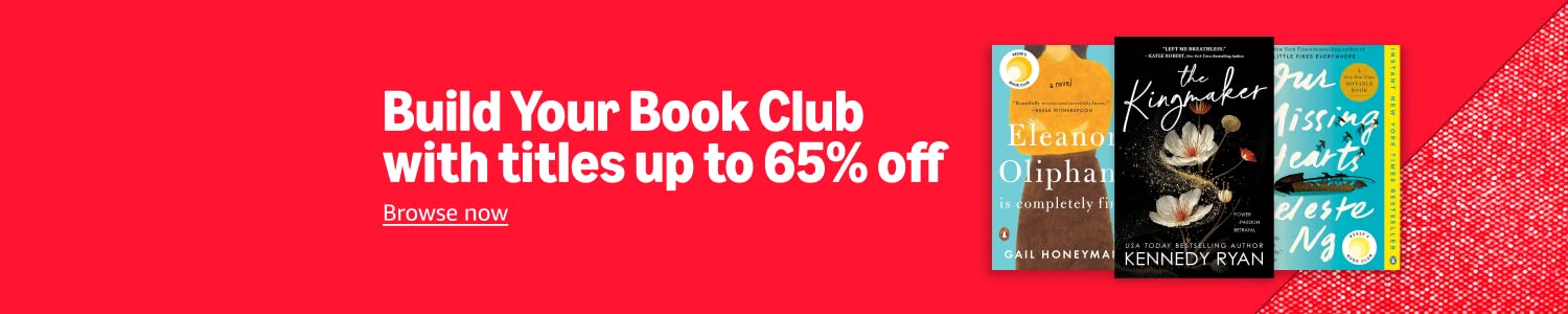 Build Your book club with titles up to 65% off
