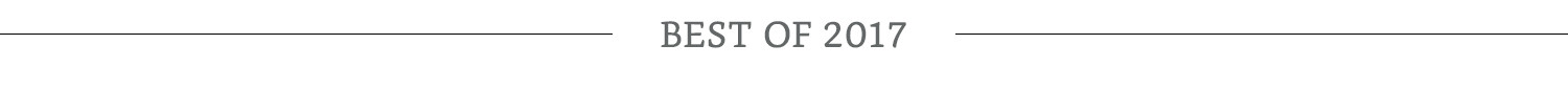 Best of 2017