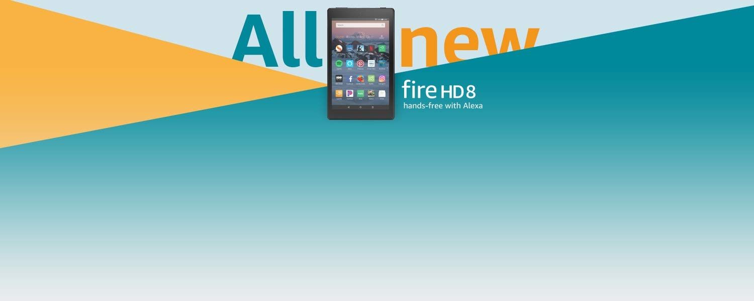 All-new fire HD 8. Hands-free with Alexa.