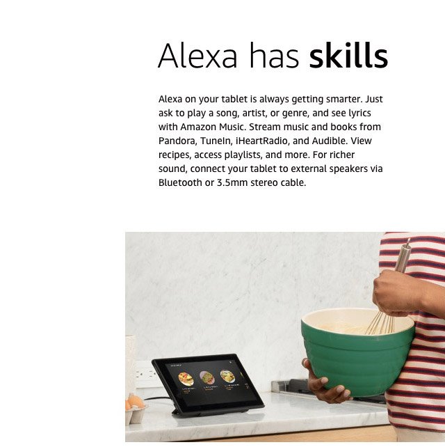 Alexa has skills'' Alexa has skills Alexa has skills''