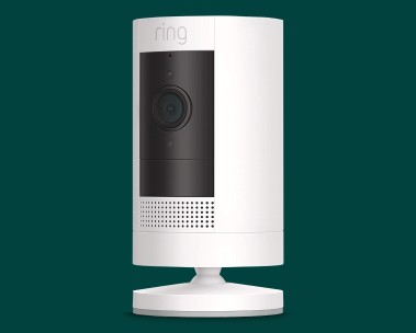 Pre-owned Ring Stick Up Cam Battery HD security camera