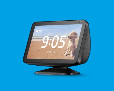 Echo Show 8 (1st gen) + adjustable stand for $89.98