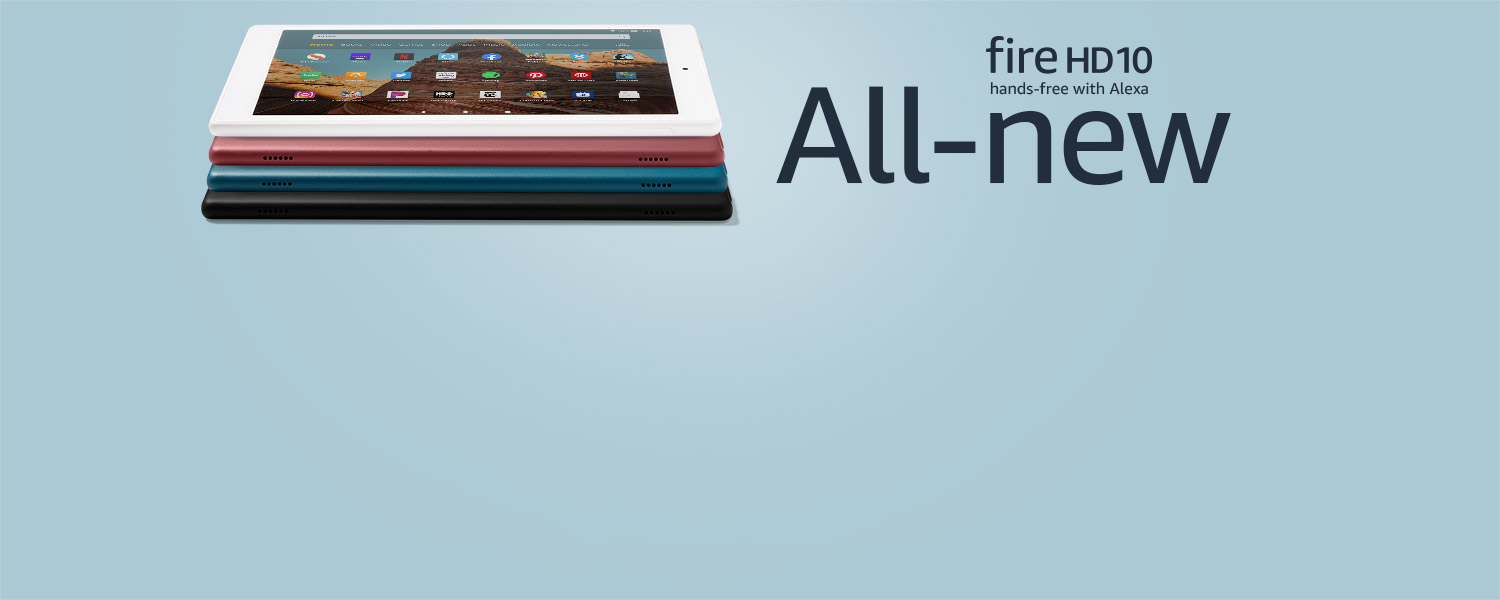 All-new Fire HD 10 hands-free with Alexa.
