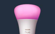 Philips Hue Smart Bulbs, 3 Pack + Echo Dot (3rd Gen)