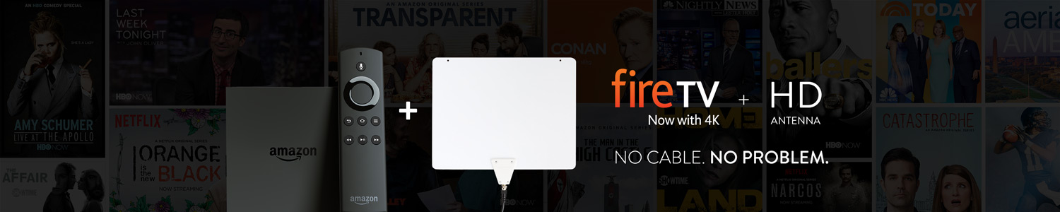 Amazon Fire TV + HD Antenna Bundle