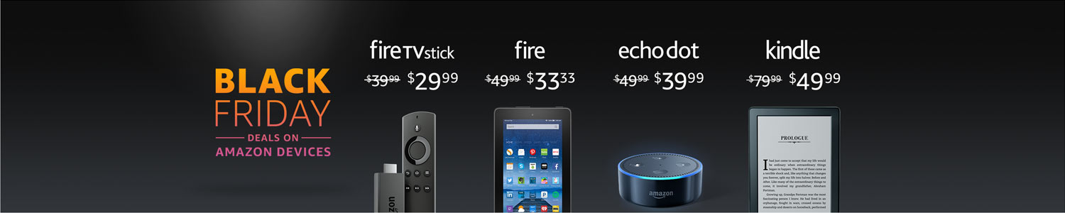 Black Friday Deals on Amazon Devices, Starting at $29.99