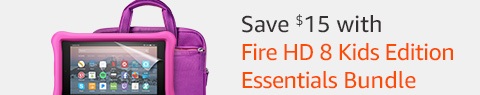 Save $15 with Fire HD 8 Kids Edition Essentials Bundle