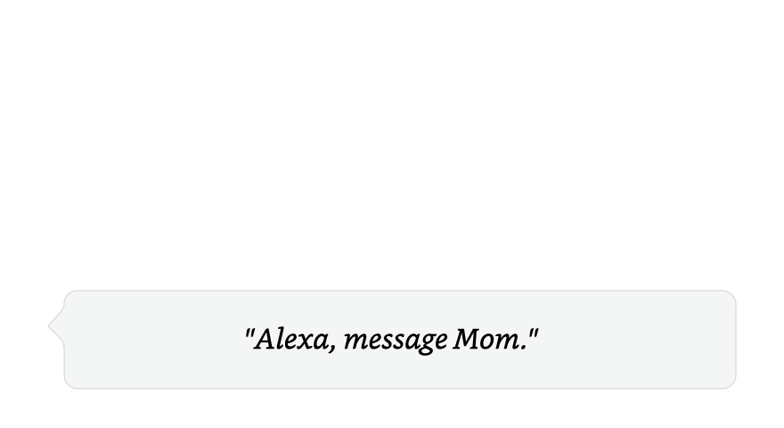 Alexa messages