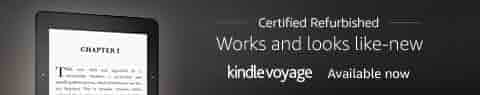 Certified Refurbished Kindle Voyage available now
