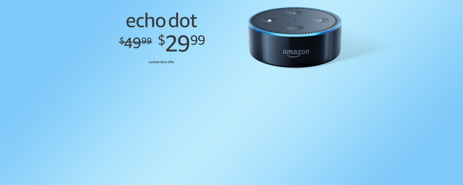 Echo Dot | $29.99 | Limited-time offer
