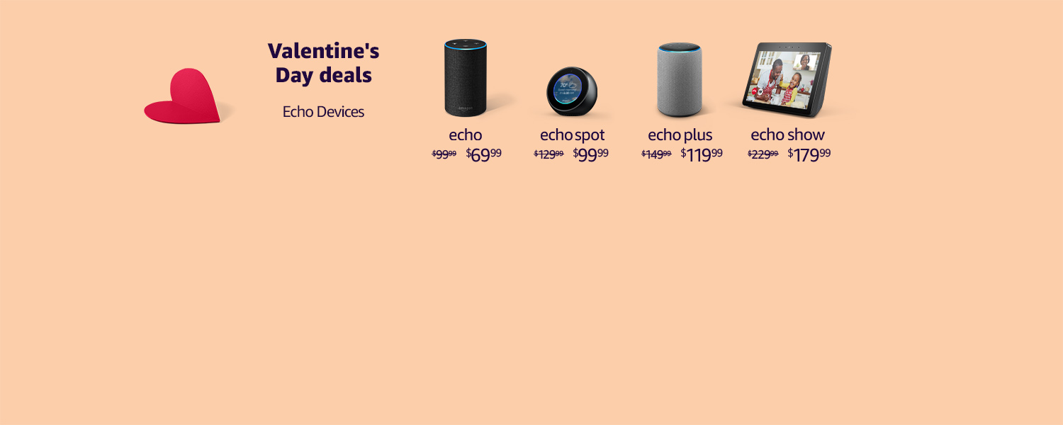 Valentine's Day deals on Echo Devices