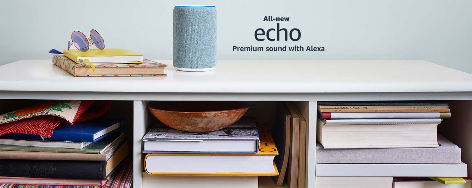 All-new Echo | Premium sound with Alexa