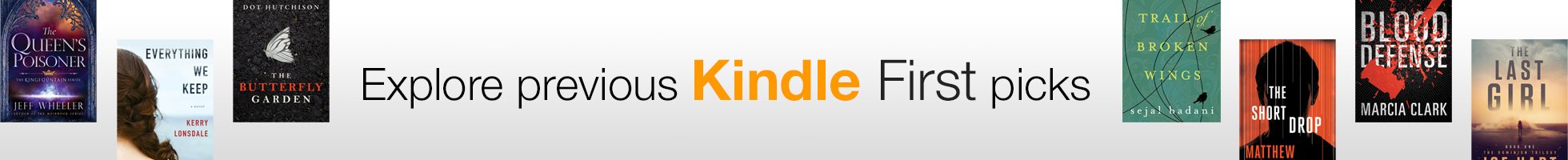 Explore previous Kindle First picks