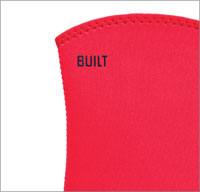 Silicone piping helps stabilize the Kindle Fire when it's in the stand position on a flat or sloping surface