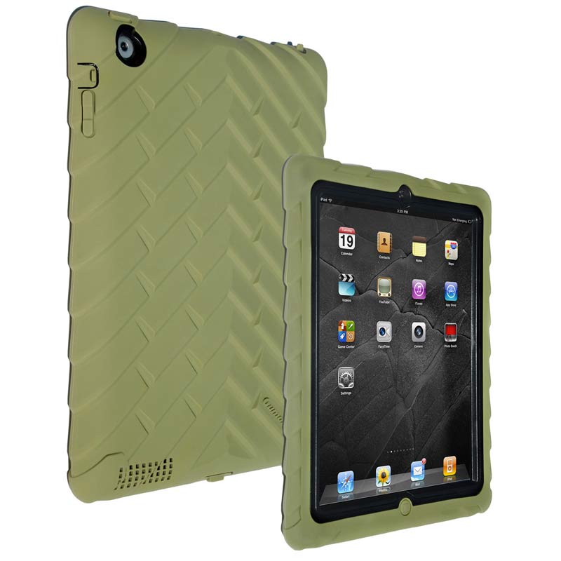 Gumdrop Drop Tech Military Edition Case for Apple iPad 2, Army Green (DSIPAD2ARGRN