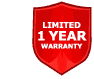 Limited 1 Year Warranty