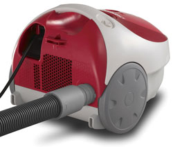 Hose connected to blower port