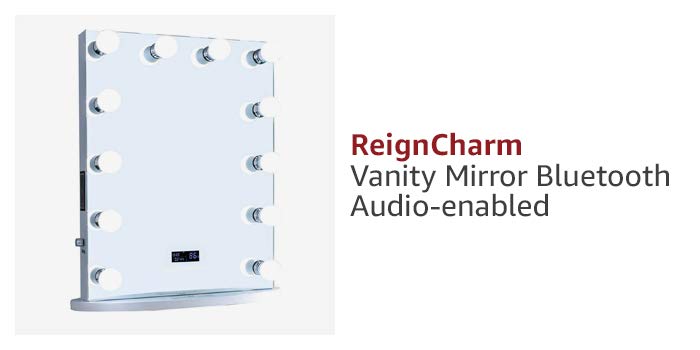ReignCharm Vanity Mirror Bluetooth Audio-enabled